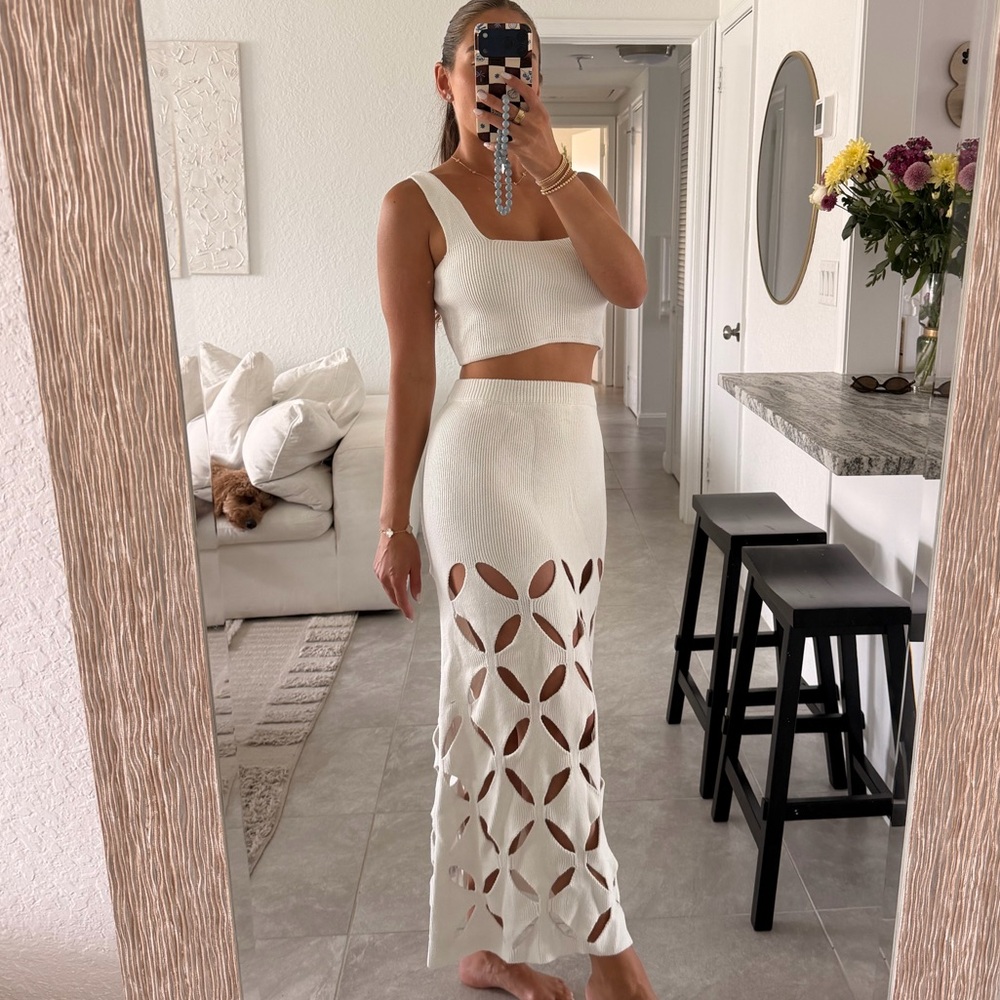 Yellow the Label Skirt Set